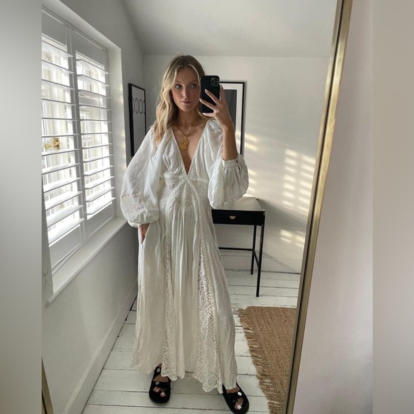 Free People Southwest Lace Maxi Dress - Picture 5 of 7